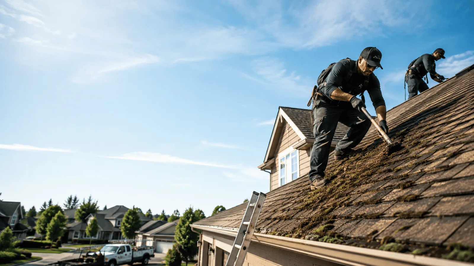 Roof Moss Removal in Columbia, CT near me